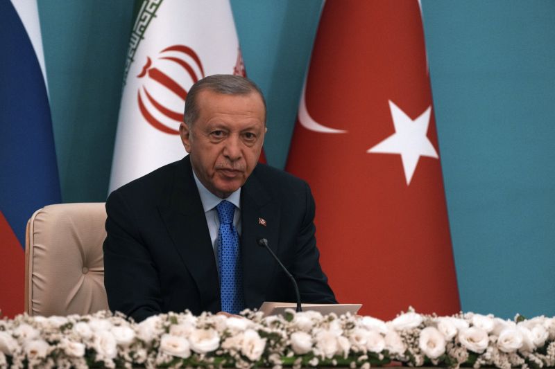 Турският президент Реджеп Тайип Ердоган заяви днес, че почти всички