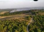 Стотици декари горят в община Калояново (видео)