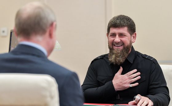 Рамзан Кадиров се похвали с орден от Путин за приноса си в развитието на Чечения