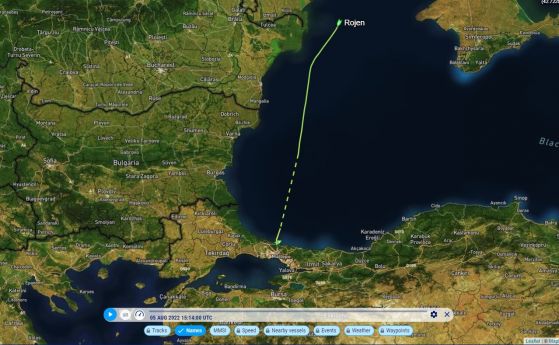 Корабът Navistar с украинска царевица достигна до Истанбул за инспекция, Рожен наближава