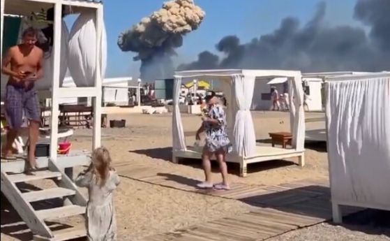 Според министерството на курортите на Крим плажът в Новофедоровка не е пострадал.