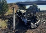 Дете и майка му загинаха в запалил се автомобил на магистрала Тракия