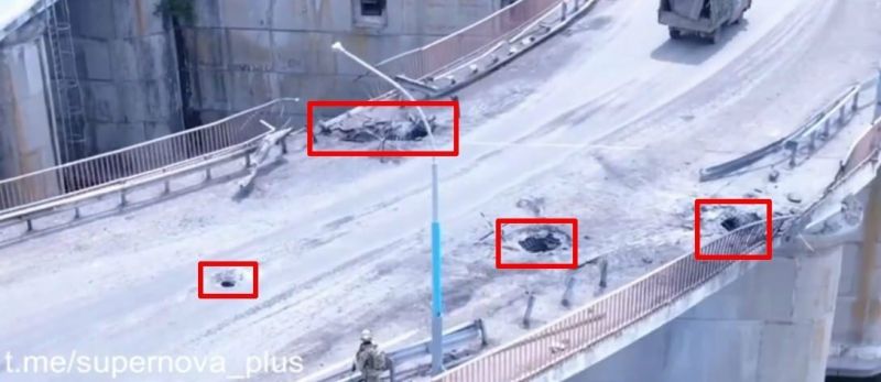 Въоръжените сили на Украйна са ударили за пореден път моста на