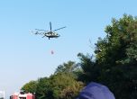 Хеликоптер Ми-17 от 24-а авиобаза Крумово повторно се включи в гасенето на огъня.