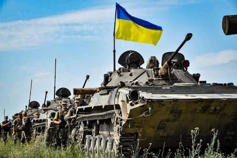 Украйнскaтa армия извърши проби на юг през първата линия на