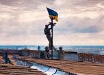 Публикуваха снимка с издигането на украинското знаме над Високопиля в Херсонска област