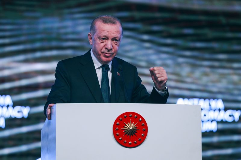 Турският президент Реджеп Тайип Ердоган отправи за пореден път остри