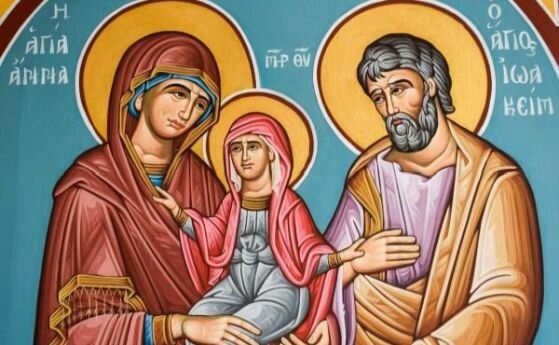 Християните почитат Йоаким и Анна, родителите на св. Богородица