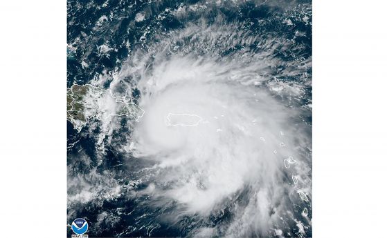 Ураганът Фиона удари югозападното крайбрежие на Пуерто Рико вчера предизвика