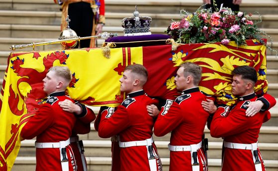 Погребението на кралица Елизабет II в снимки