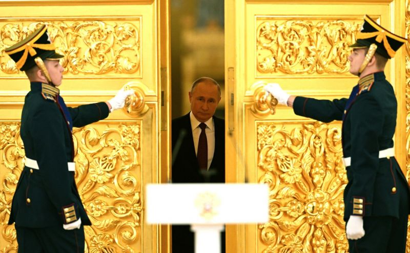 Руският президент Владими Путин не се появи в телевизора нито