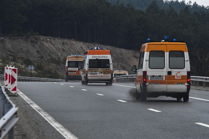 Тежка катастрофа е станала на пътя Видин-Монтана край село Славотин,