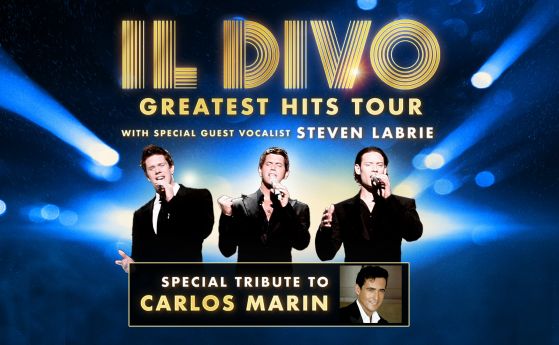 Триото Il Divo излиза за голям концерт в зала 1 на НДК