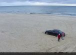 22-годишен българин закъса с `Мерцедес` в пясъците на плаж номер 1 в Полша, очаква го 1000 евро глоба
