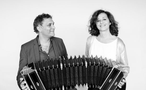 Пианистът Людмил Ангелов и вокалистката на Gotan Project Кристина Вилалонга с първи съвместен концерт в София