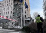 Разрушена сграда в Киев