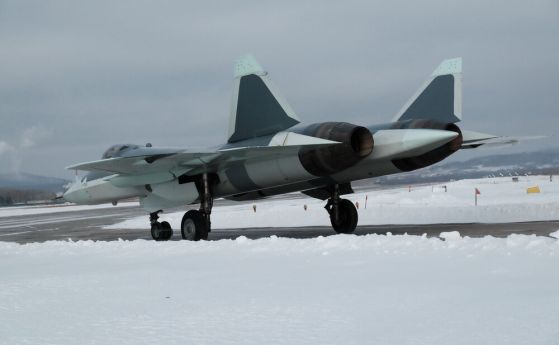 Най високотехнологичният руски военен самолет Су 57 Фелон е използван ограничено във