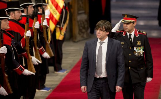 Испания свали основното обвинение срещу каталунския лидер Карлес Пучдемон