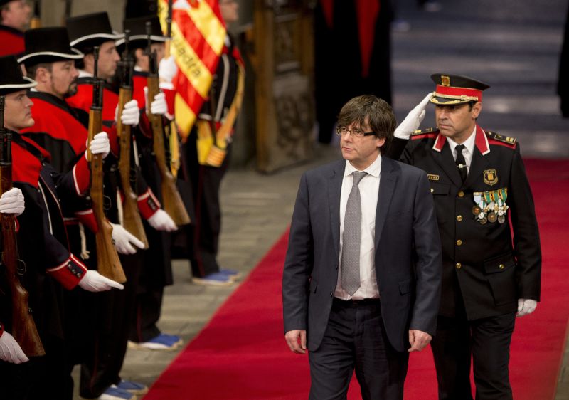 Испанското правосъдие оттегли днес основното обвинение срещу бившия каталунски лидер