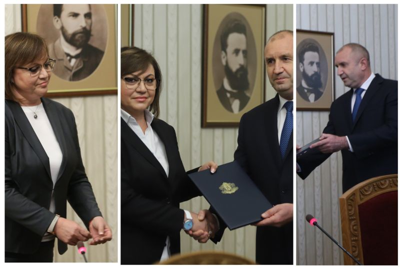 Президентът Румен Радев връчи третия проучвателен мандат за съставяне на