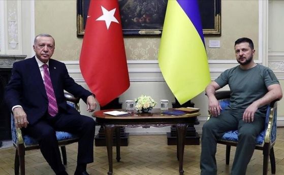 Ердоган обсъди със Зеленски войната в Украйна