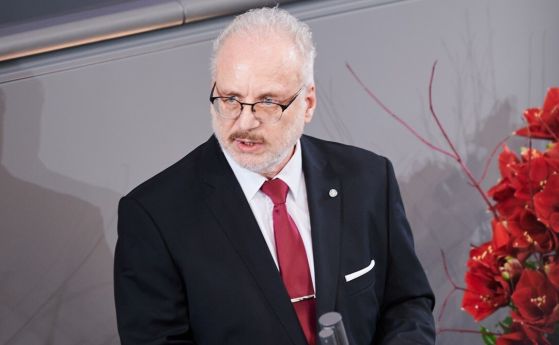 Латвийският президент Егилс Левитс