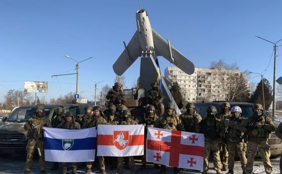 Руснаци и грузинци в редиците на украинската армия