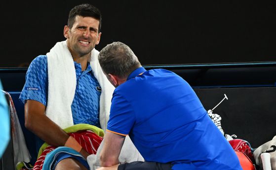 Шампионът Новак Джокович е играл на Australian Open с 3-сантиметрово разкъсване на подколянното сухожилие