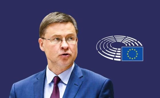 Изпълнителният зам председател на Европейската комисия Валдис Домбровскис пристига в България