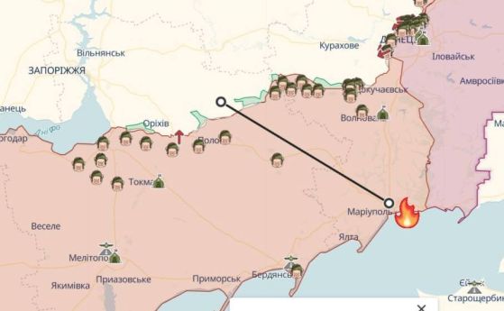 ВСУ стреля с нещо ново: Поразени са три руски бази в Мариупол на 80 км от фронта