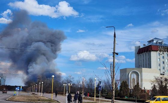 Украйна удари по струпване на руска военна техника в окупирания Енерходар