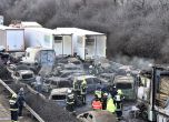 Десетки ранени при верижна катастрофа с над 40 автомобила край Будапеща