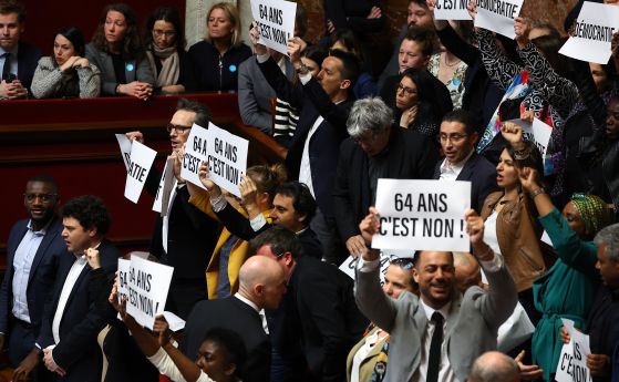 Политическа буря във Франция. Макрон заобиколи парламента, за да прокара пенсионирането на 64 години