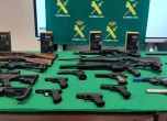 1600 пистолета и автомата иззети в Европа в акция, ръководена от полицията в България и Румъния