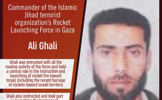 Израел ликвидира командира на ракетната програма на Ислямски джихад