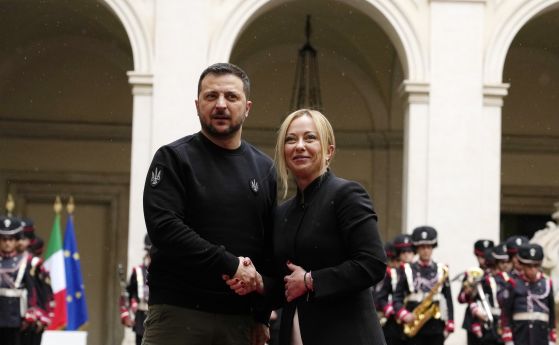 Италия каза на Зеленски, че залага на победата на Украйна