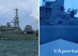 Военен блогър пусна видео с поразяването на руския кораб "Иван Хурс" от морски дрон на ГУР