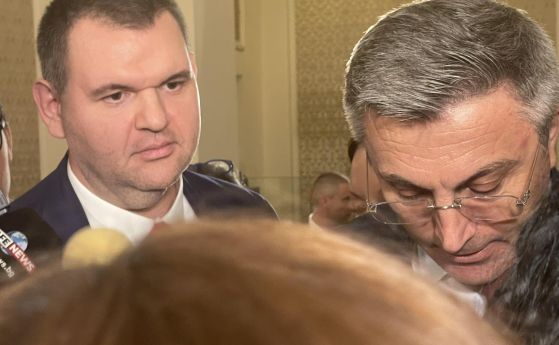 Делян Пеевски и Мустафа Карадайъ в парламента