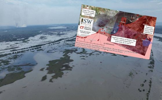 ISW: Взривяването на язовира в Нова Каховка променя топографията на войната в Херсонска област