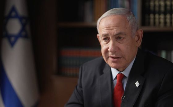 Бенямин Нетаняху по време на интервюто.