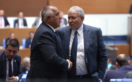 Бойко Борисов и Румен Христов в парламента