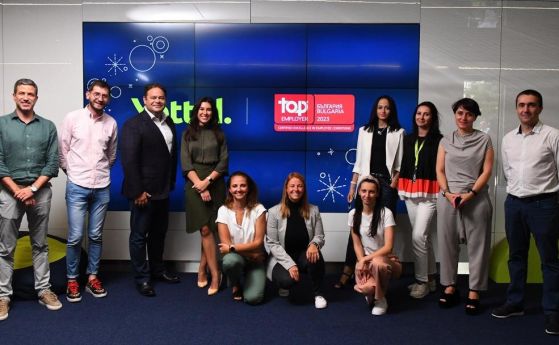 Yettel е първият телеком в България с престижния сертификат TOP Employer 2023