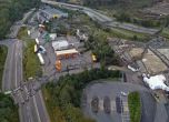 Свлачище предизвика рухването на голям участък от шведска магистрала
