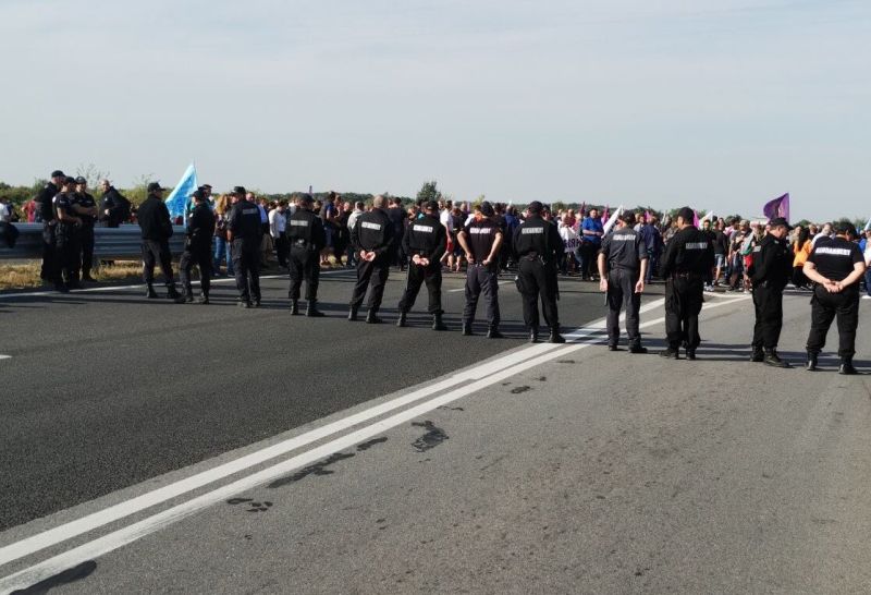 Протестът на магистрала Тракия