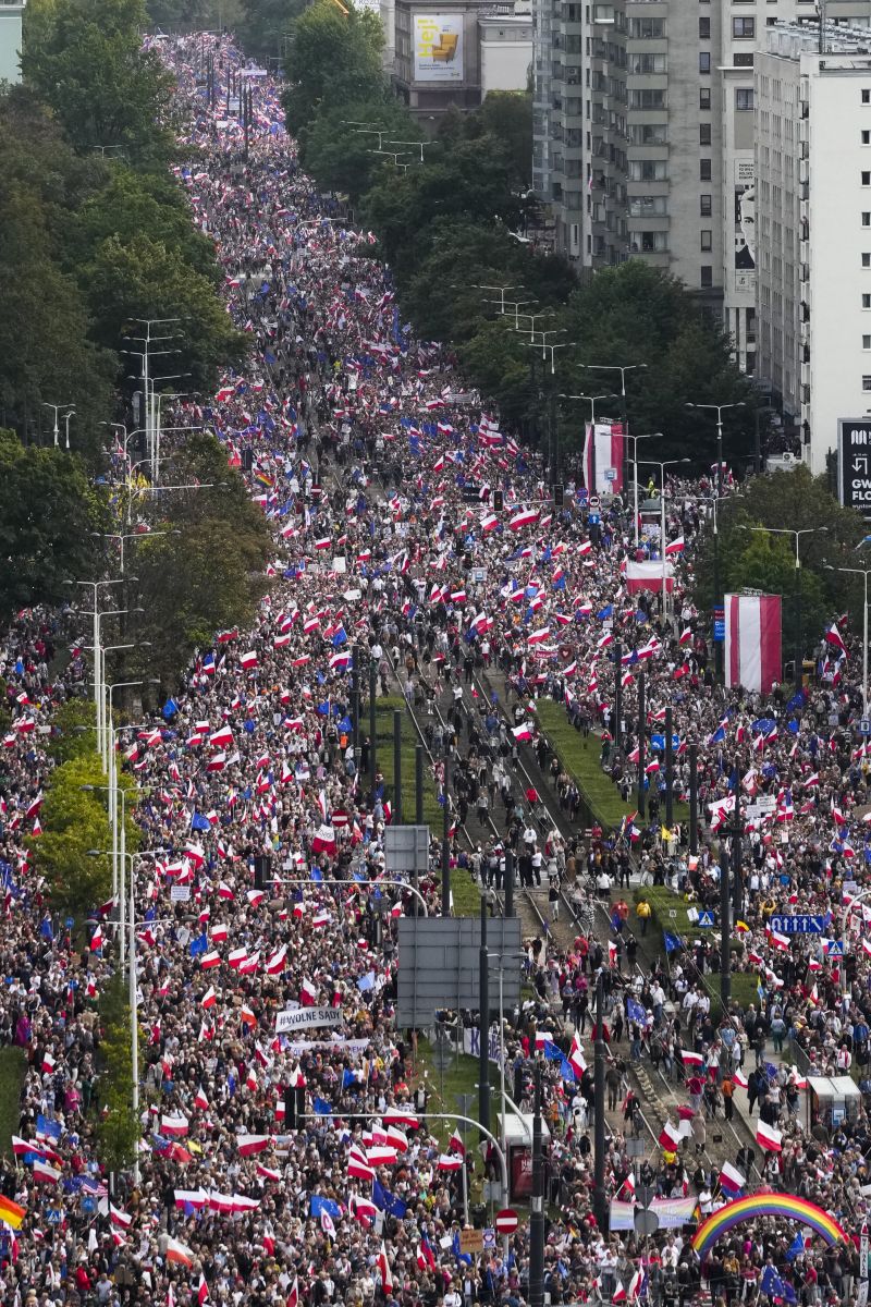 Протестът във Варшава