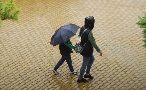 Дъждовно време в София