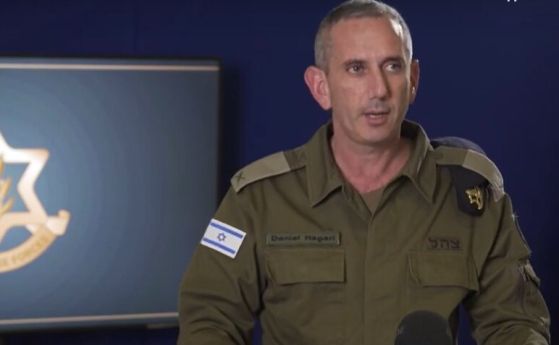 Говорителят на IDF контраадмирал Даниел Хагари