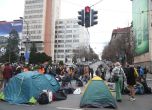Палатков лагер блокира центъра на Белград