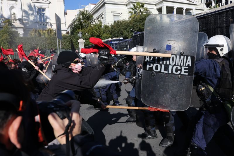 Протест в Гърция