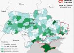 Разпространението на украинското население в Украйна по райони